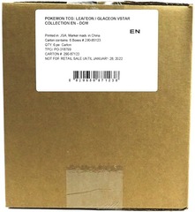 Pokemon Leafeon/Glaceon VSTAR Special Collection Box CASE (6 Boxes)